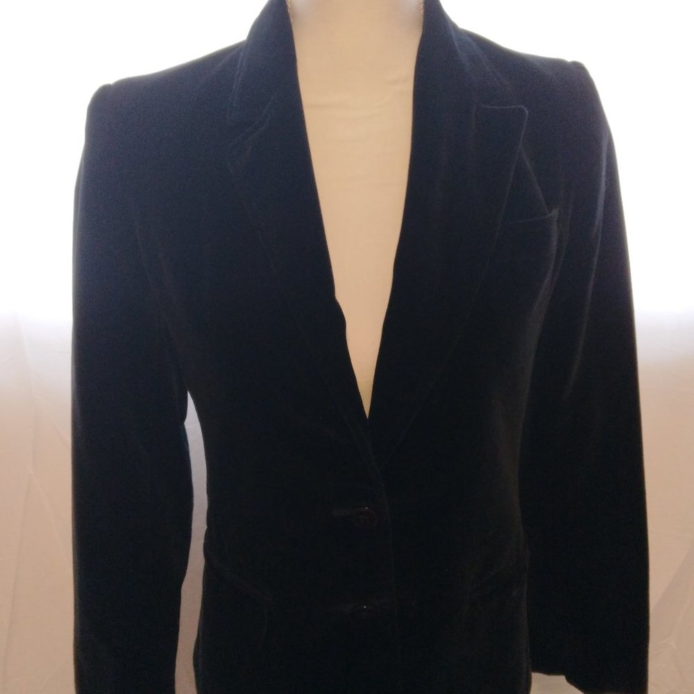 Black vintage velvet